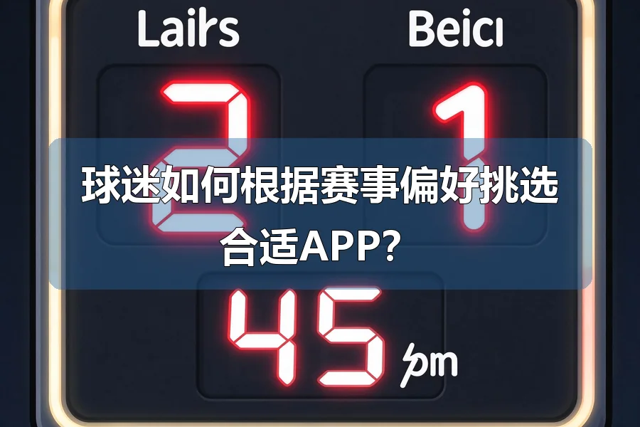 球迷如何根据赛事偏好挑选合适APP?